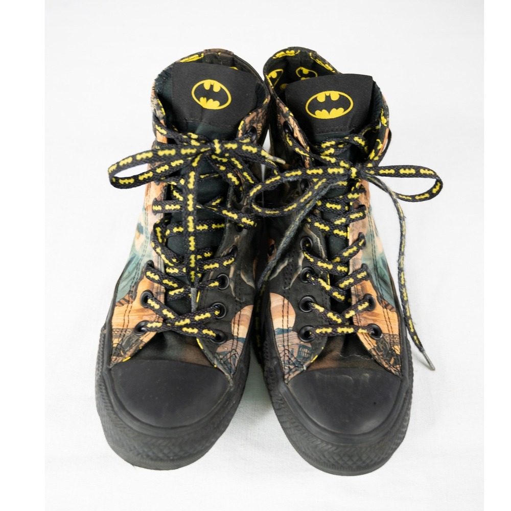 Converse Chuck Taylor High Top M 7 / W 9 Black All Star Batman Graphic Sneaker - Picture 2 of 8